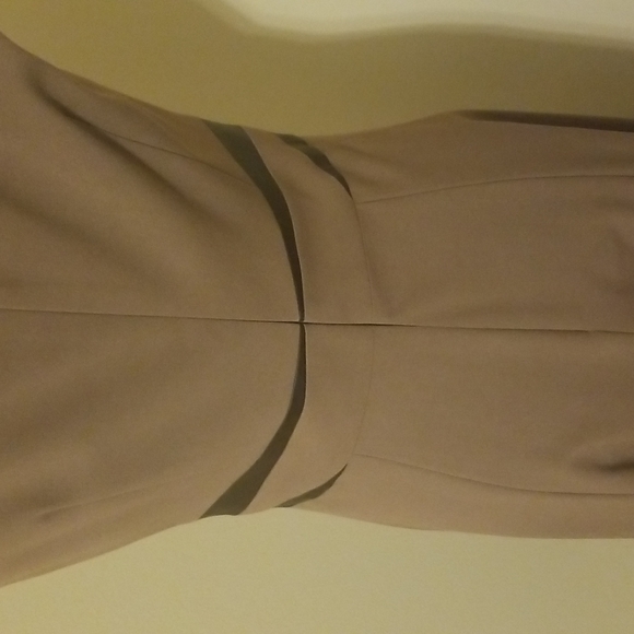 Mocha and Brown Anne Klein Sleeveless Dress - Picture 4 of 9
